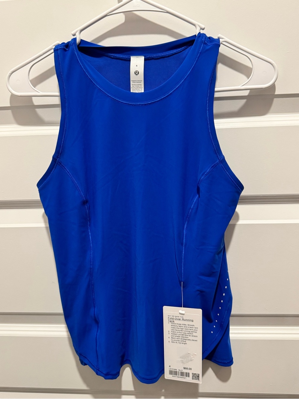 Lululemon Fold-Over Running Tank – Size 4